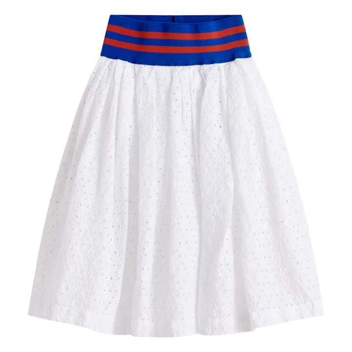 Adagio English embroidery skirt | White- Product image n°0