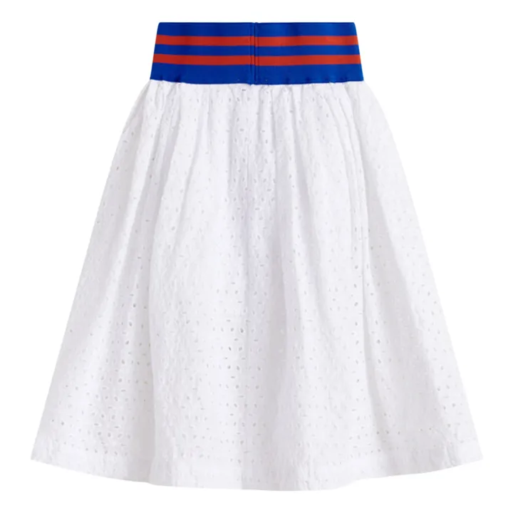 Adagio English embroidery skirt | White- Product image n°4