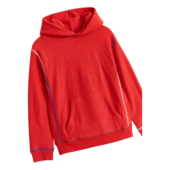 Sweatshirt mit Kapuze Bini | Rot- Produktbild Nr. 2