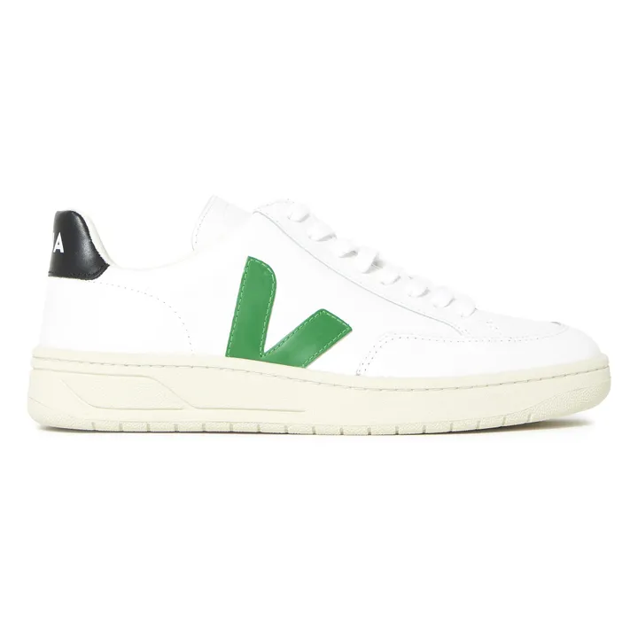 V-12 Leather Sneakers | Green- Product image n°0