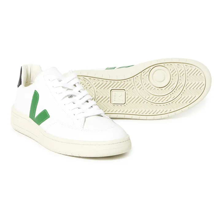 V-12 Leather Sneakers | Green- Product image n°3