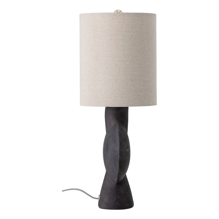 Lampe aus Keramik | Schwarz- Produktbild Nr. 2