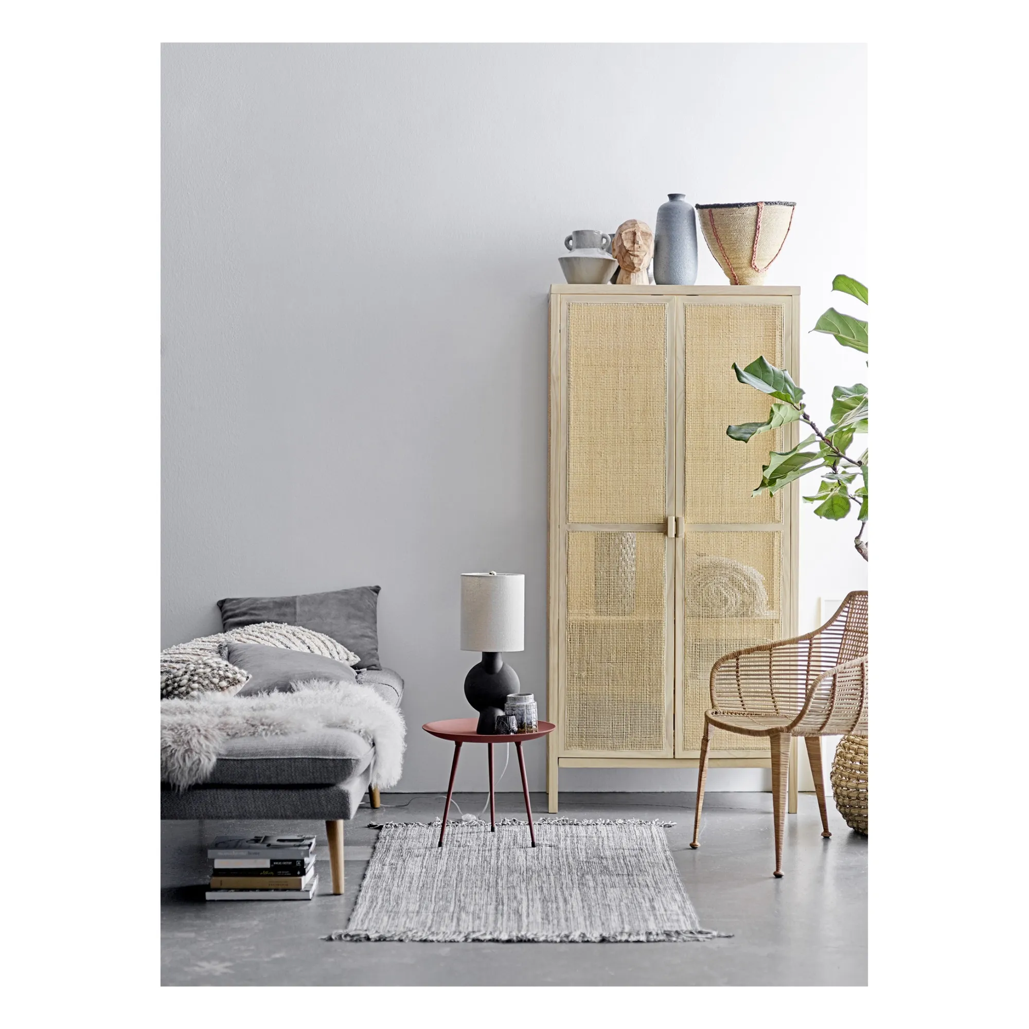 Lampe à poser en céramique | Noir- Image produit n°3