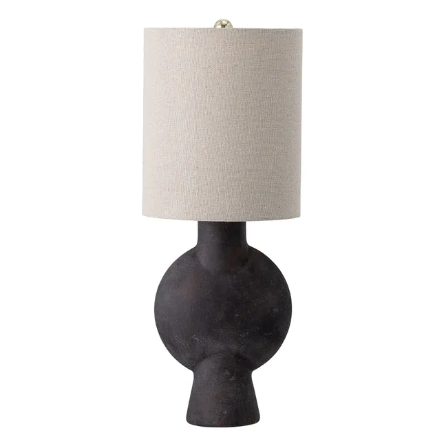 Lampe aus Keramik | Schwarz
