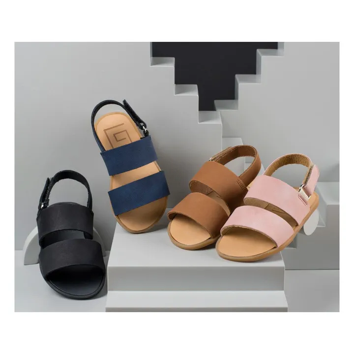 Double Strap Sandals | Pale pink- Product image n°1