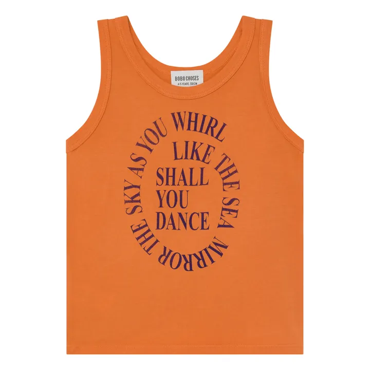 Top Shall You Dance aus Bio-Baumwolle | Orange- Produktbild Nr. 0