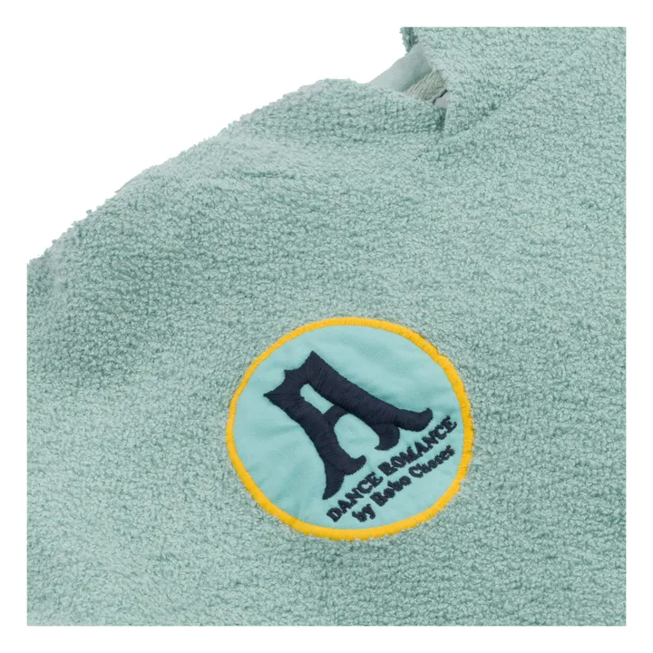 Organic Cotton Bouclette Sweatshirt | Green water- Product image n°2