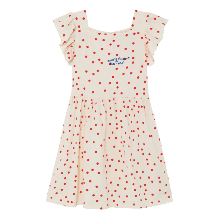Kleid mit Rüschen aus Bio-Baumwolle | Weiß- Produktbild Nr. 0