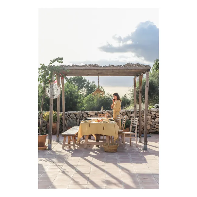 Nappe en double gaze de coton bio | Mellow Yellow S048