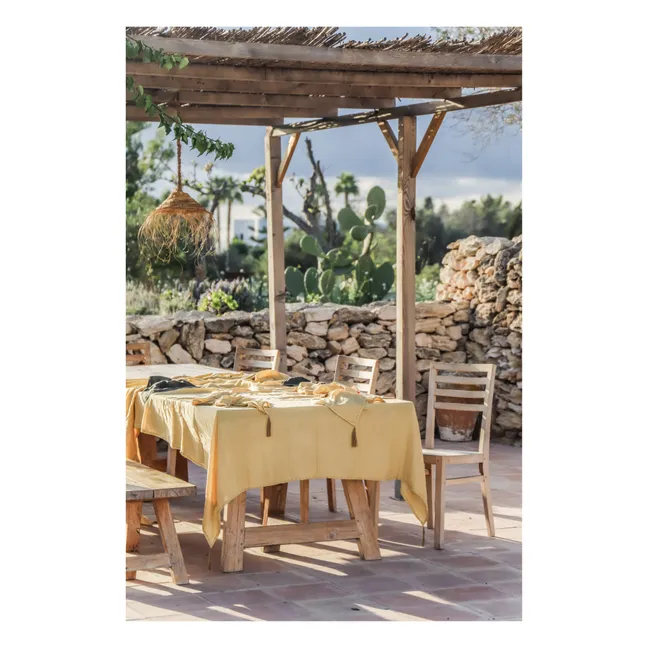 Nappe en double gaze de coton bio | Mellow Yellow S048