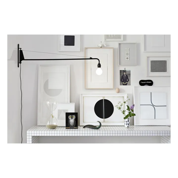 Applique Petite Potence - Jean Prouvé | Noir foncé- Image produit n°1
