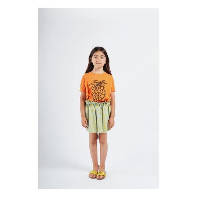 T-Shirt Ananas Coton Bio | Orange