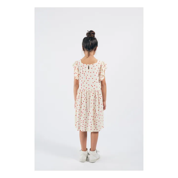 Kleid mit Rüschen aus Bio-Baumwolle | Weiß- Produktbild Nr. 2