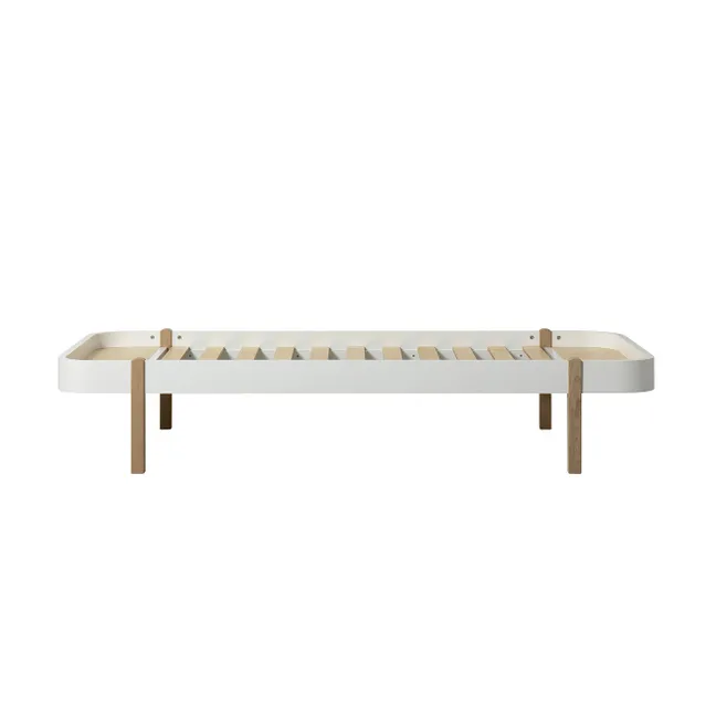 Bett Wood Lounger 90x200 cm aus Eiche | Eiche