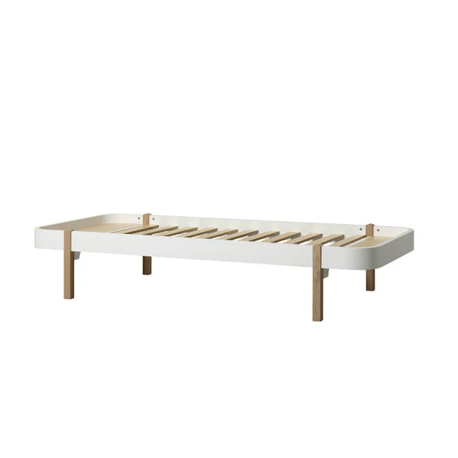 Bett Wood Lounger 90x200 cm aus Eiche | Eiche