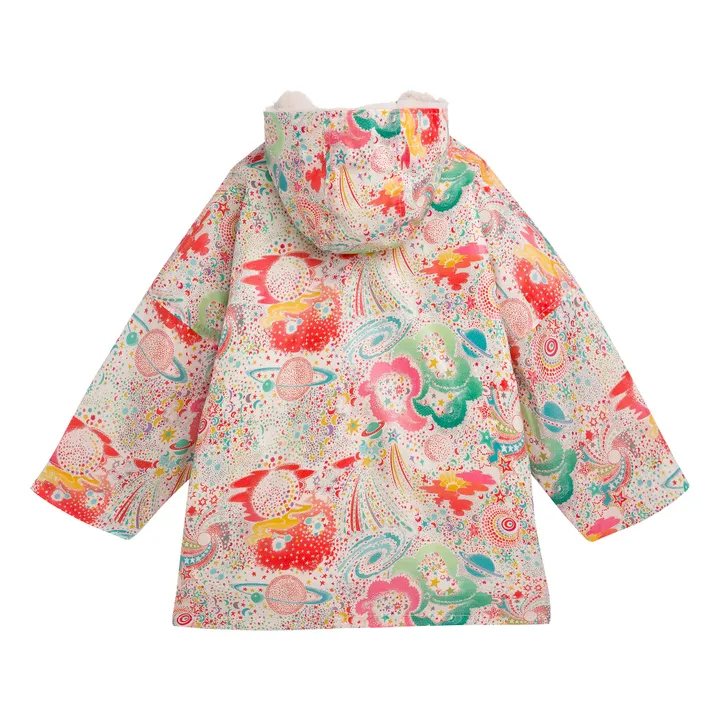 Liberty Nimper Fur-lined Raincoat | Pink- Product image n°2