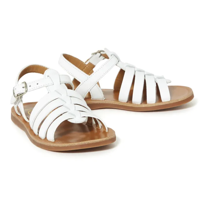 Sandales Plagette Strap | Blanc - Ivoire- Image produit n°2