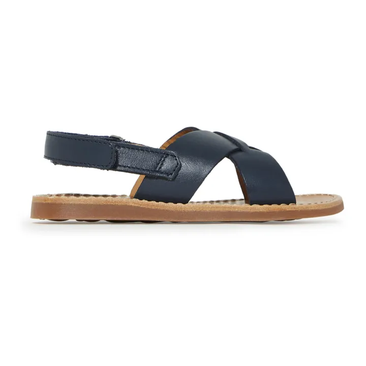 Sandales Plage Stitch Cross | Bleu marine- Image produit n°0