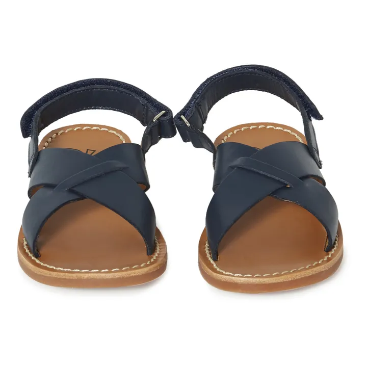 Sandales Plage Stitch Cross | Bleu marine- Image produit n°3