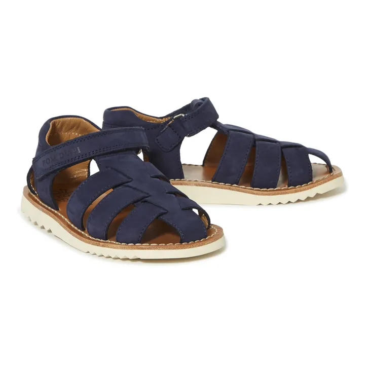 Sandales Waff Papy | Bleu marine- Image produit n°1