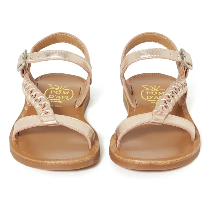 Plagette Antik Sandals | Pink Gold- Product image n°3