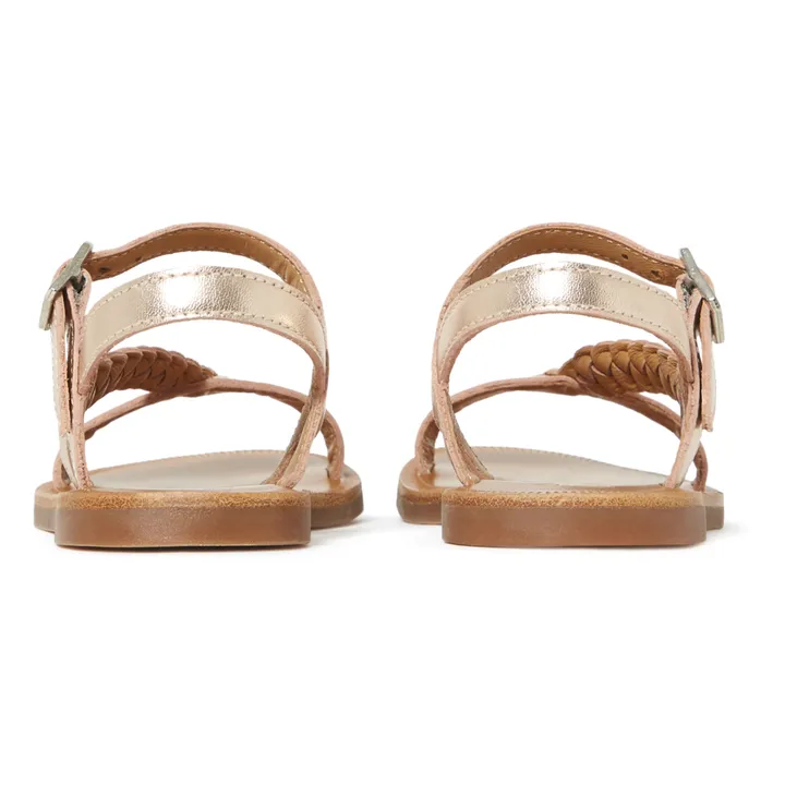 Plagette Antik Sandals | Pink Gold- Product image n°4