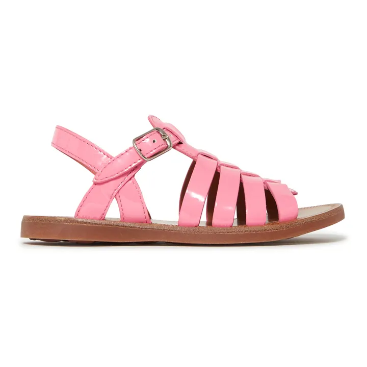Plagette Strap Sandals | Pink- Product image n°0