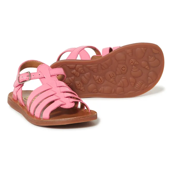 Plagette Strap Sandals | Pink- Product image n°2