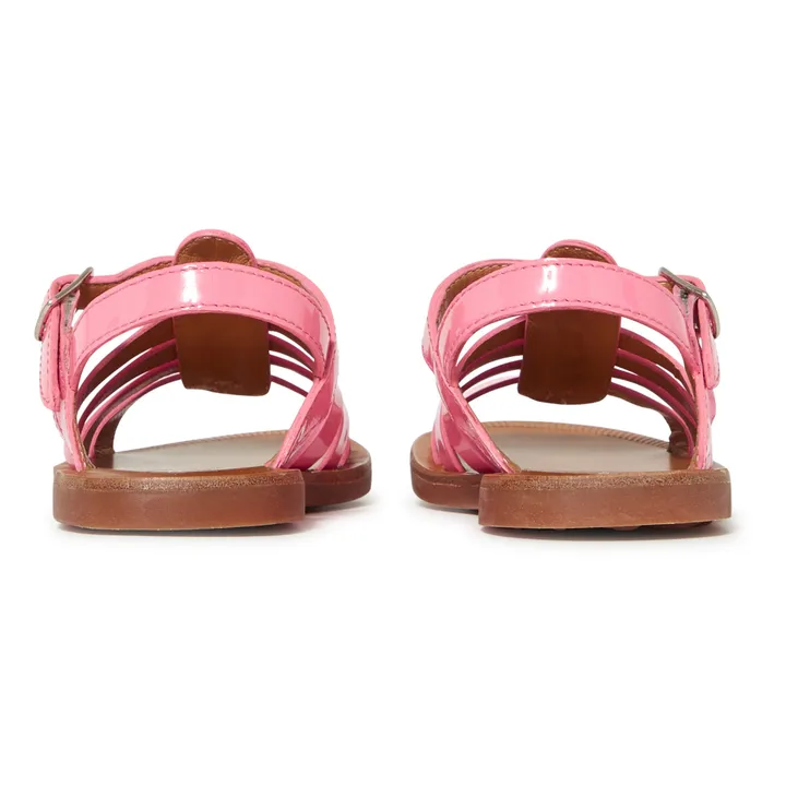 Plagette Strap Sandals | Pink- Product image n°4
