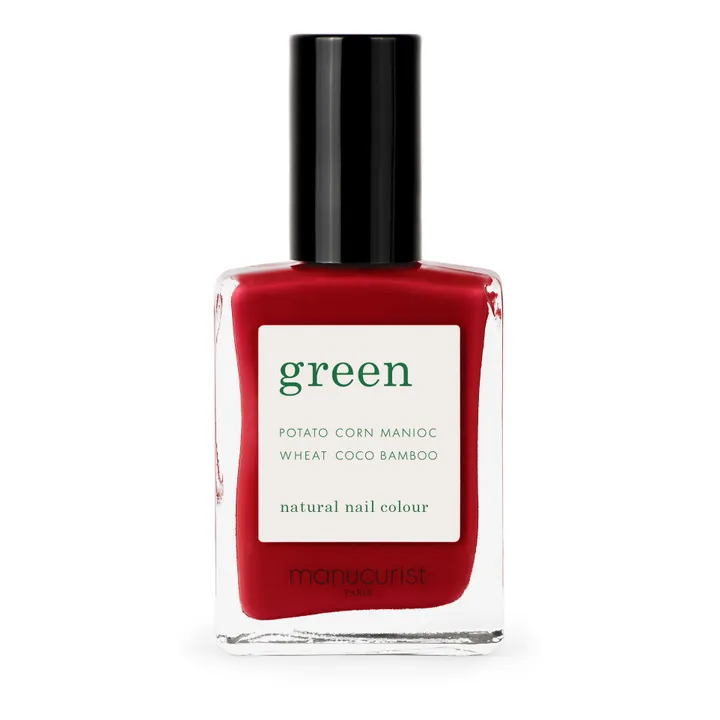 Green Nail Polish - 15ml | Red cherry- Product image n°0