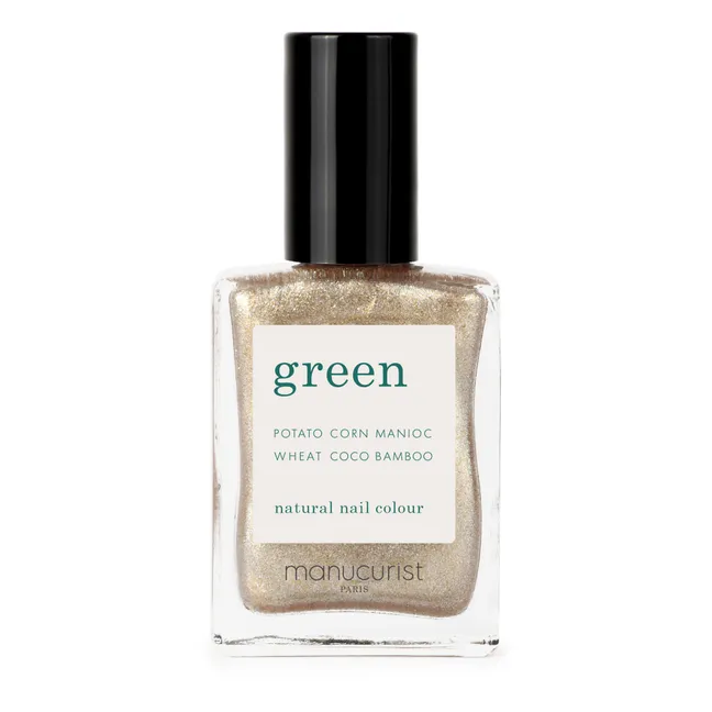 Green Nail Polish - 15ml | Gold