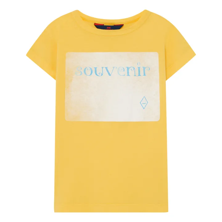 Fine Hippo Souvenir T-Shirt | Yellow- Product image n°0