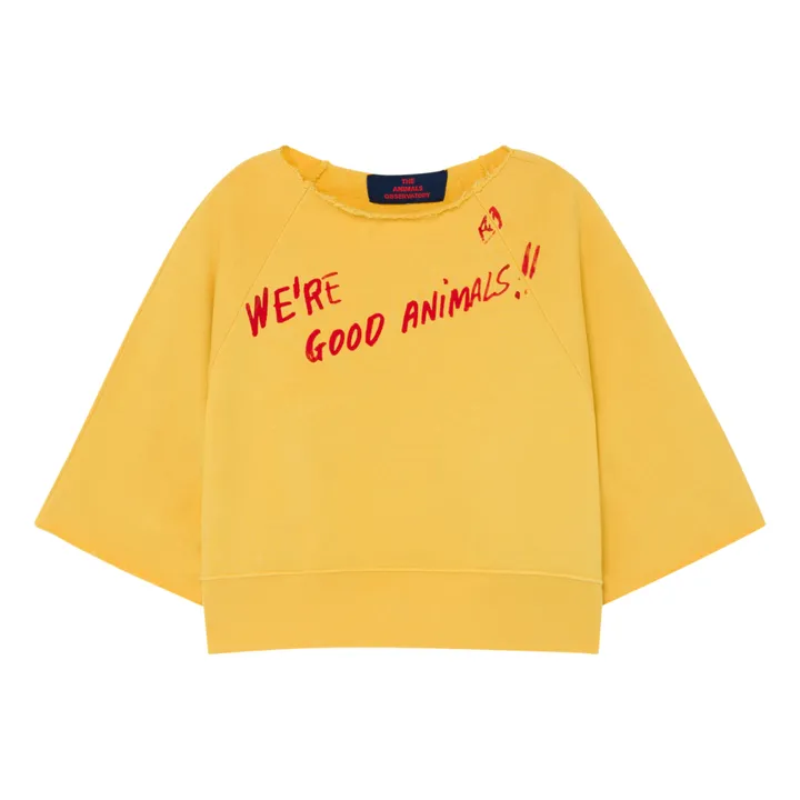Squab sweatshirt | Yellow- Product image n°0