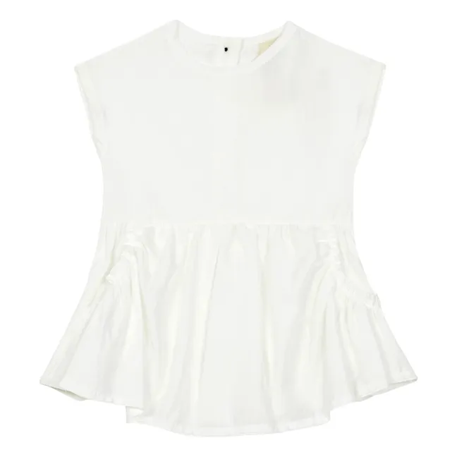 Cotton Baby Dress | White