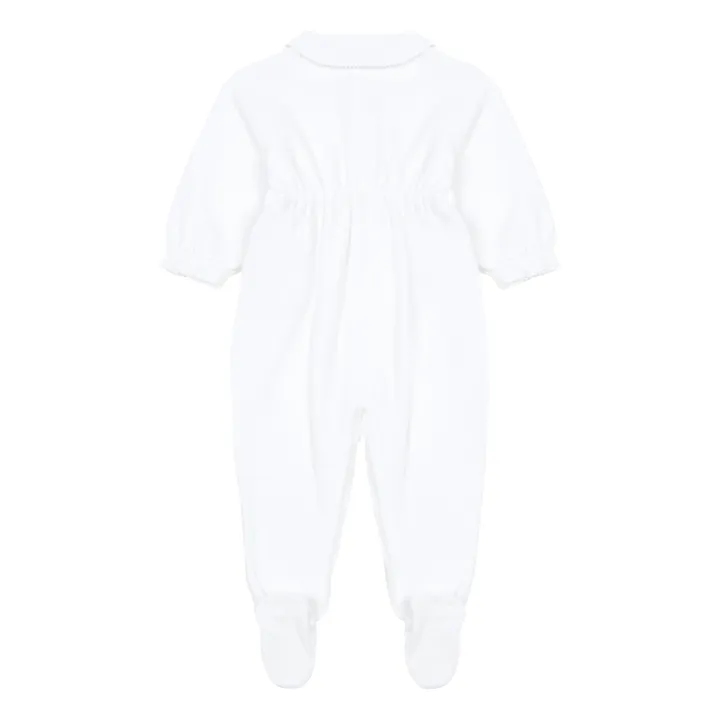 Pijama Felpa Terciopelo | Blanco- Imagen del producto n°2