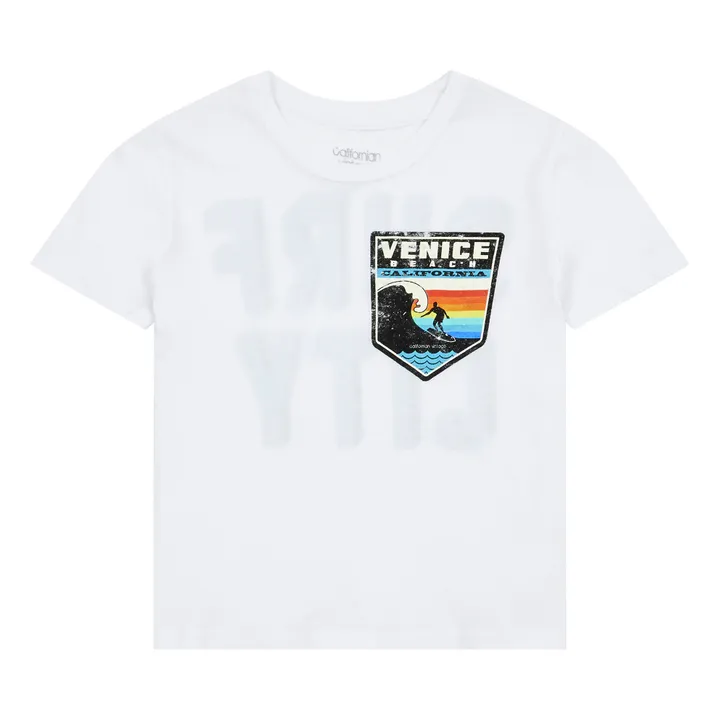 T-Shirt Surf City | Weiß- Produktbild Nr. 1