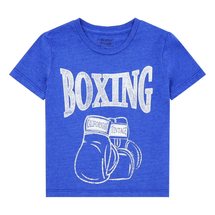 T-Shirt Boxing | Blau- Produktbild Nr. 0