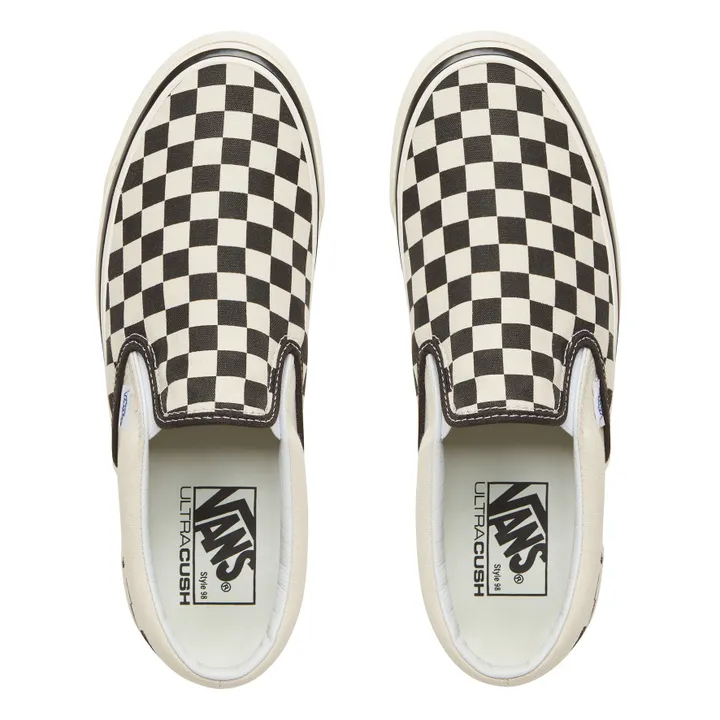 Baskets Classic Slip-On 98 Dx Checkerboard - Collection Adulte  | Noir- Image produit n°2