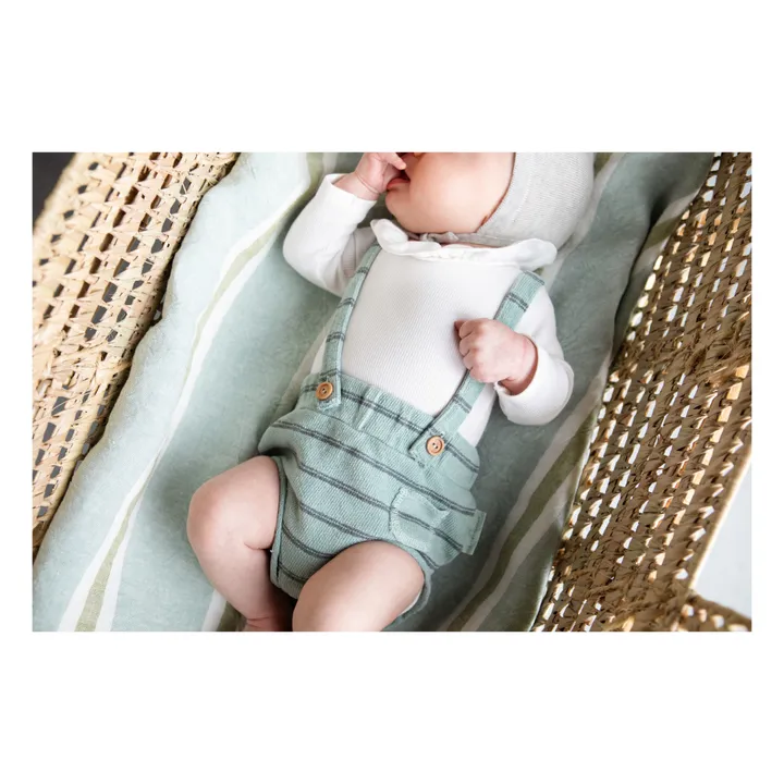 Body para recién nacido de algodón orgánico | Blanco- Imagen del producto n°1