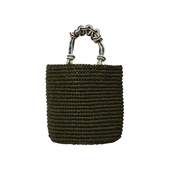 Bucket bag | Chrome green- Product image n°0