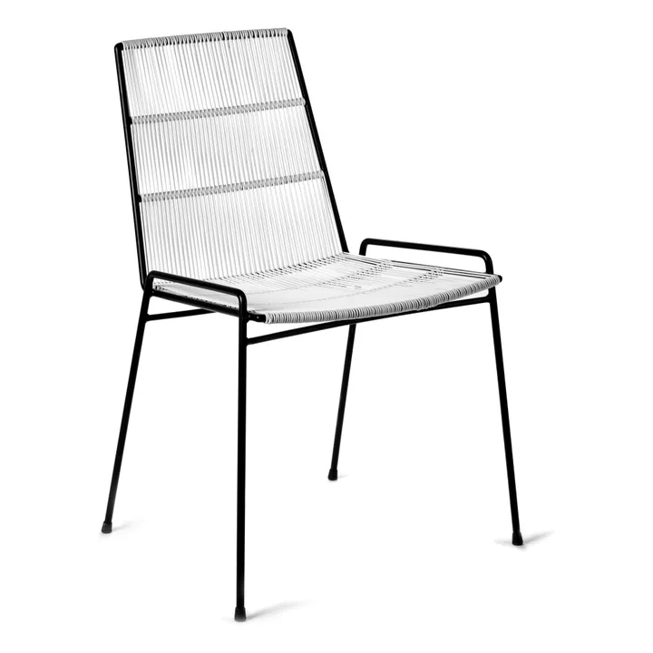 Chaise abaco en métal | Blanc- Image produit n°0