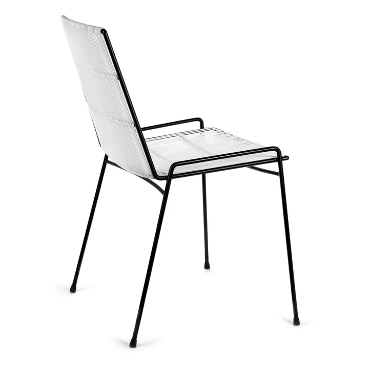 Chaise abaco en métal | Blanc- Image produit n°1