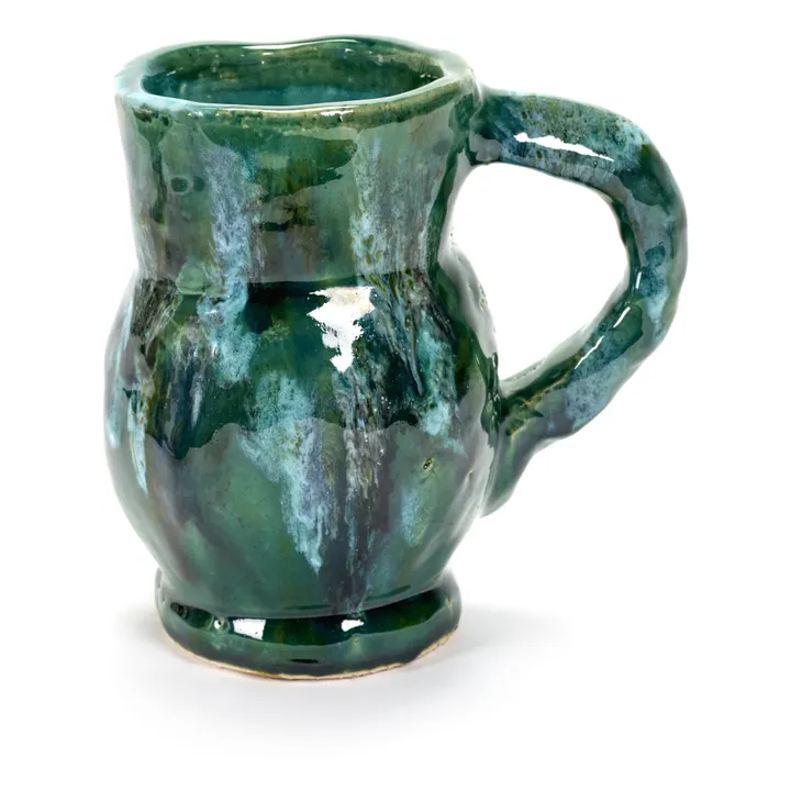 Caraffa in ceramica Unisson | Verde- Immagine del prodotto n°0