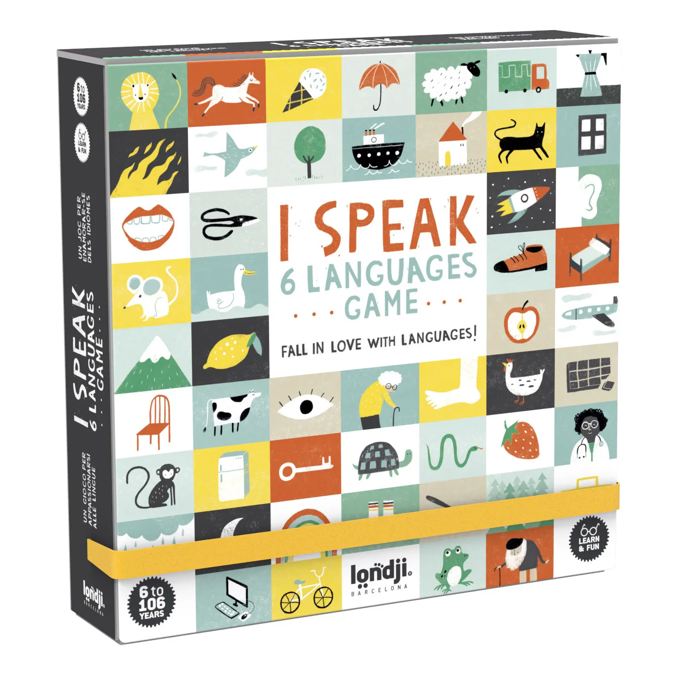 Londji Multicoloured 6 Language Learning Game