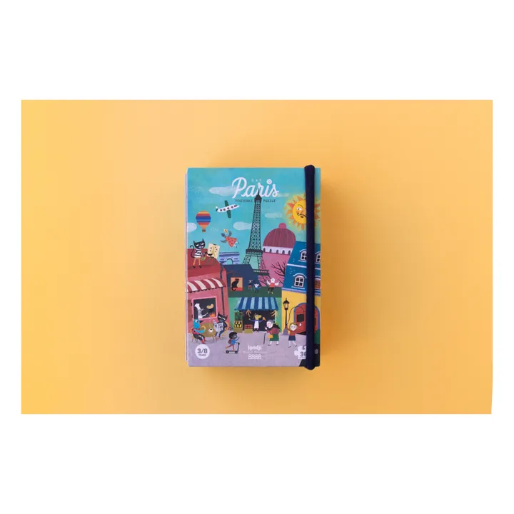 Puzzle recto verso Nuit Jour Paris- Image produit n°1