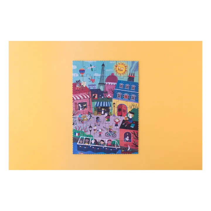 Puzzle recto verso Nuit Jour Paris- Image produit n°2