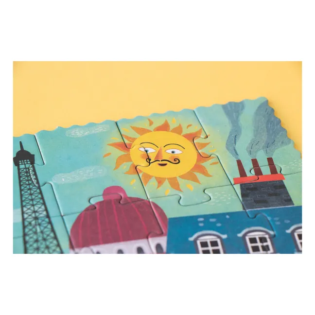 Reversible Night/Day Paris puzzle