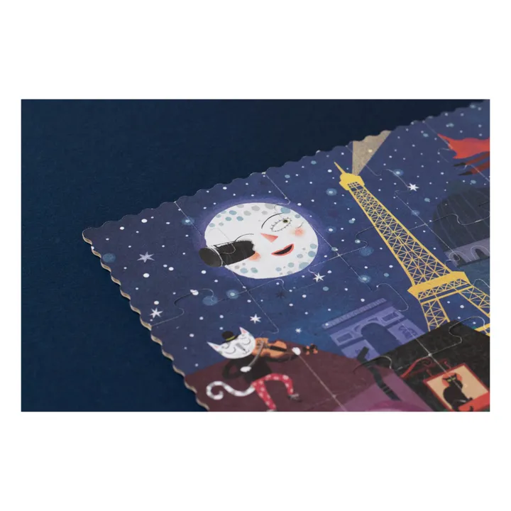 Puzzle recto verso Nuit Jour Paris- Image produit n°8