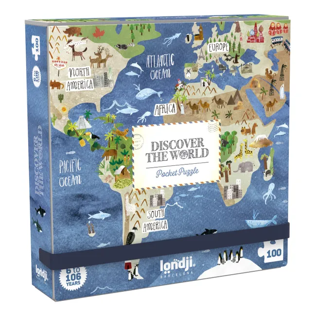 Discover the World pocket puzzle