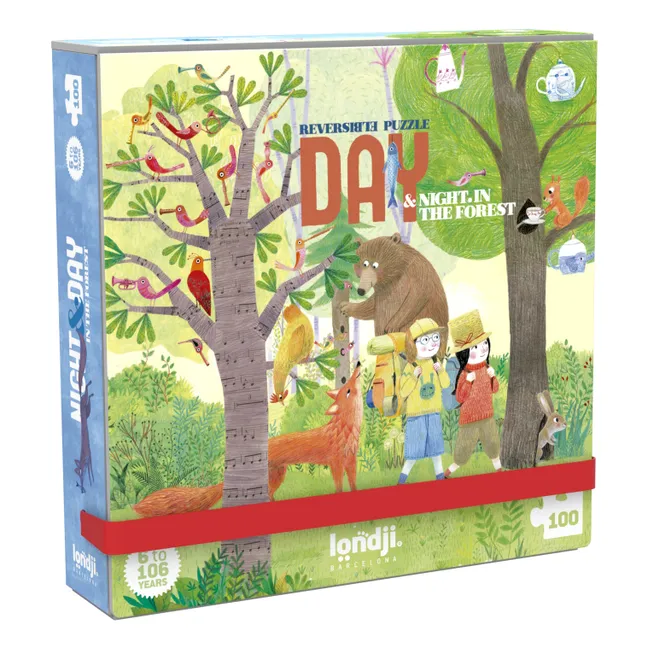 Puzzle de poche recto verso Nuit Jour Forêt